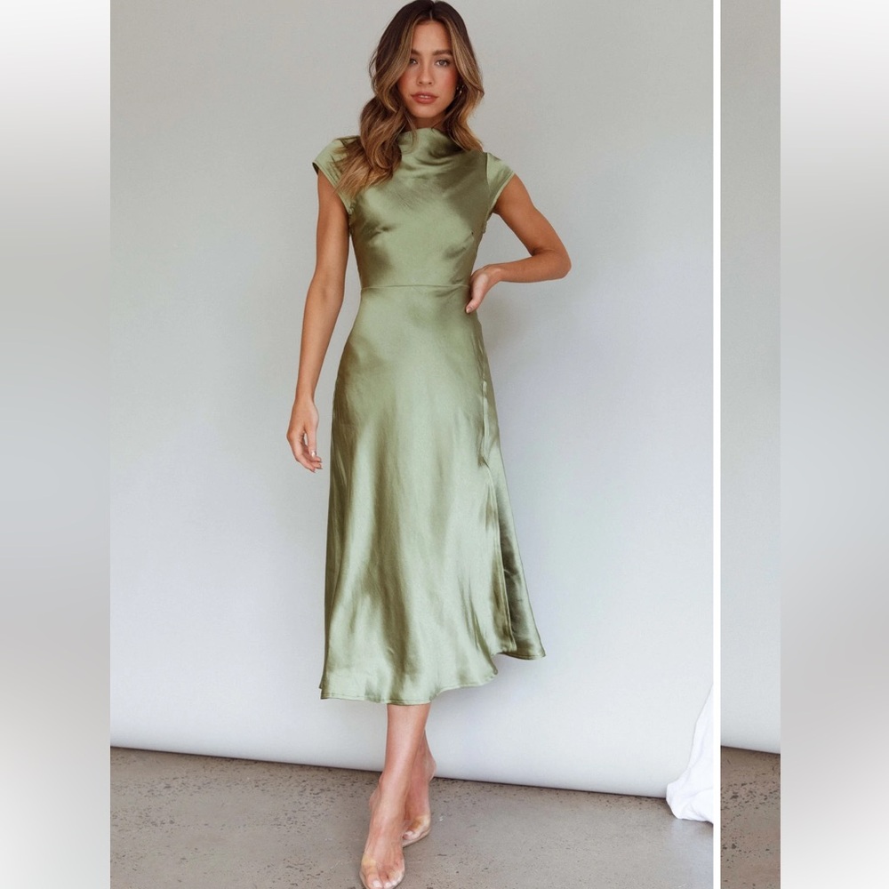 Lucinda Twist Back Midi Dress